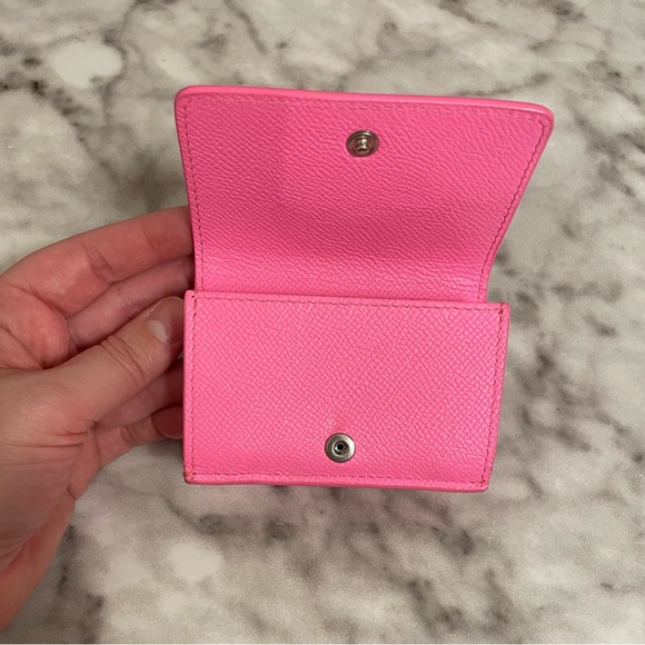 Balenciaga Mini Wallet Neon Pink - Picture 10 of 10